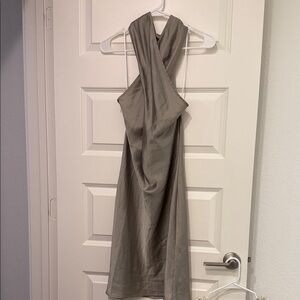 Renee C. Elegant Olive Women's Dress